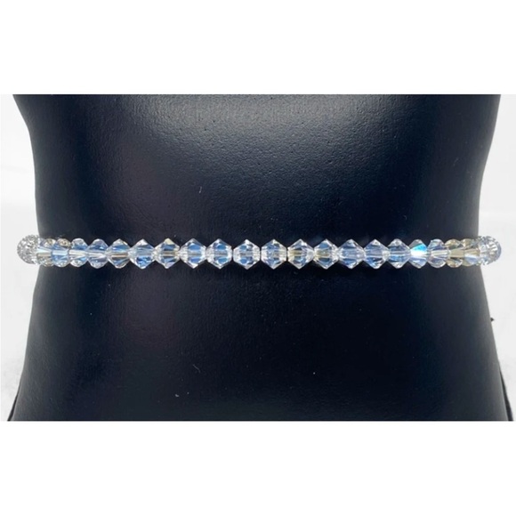 💖 Crystal Bracelet 7”-8” stretchy NEW Gorgeous! - Picture 8 of 9